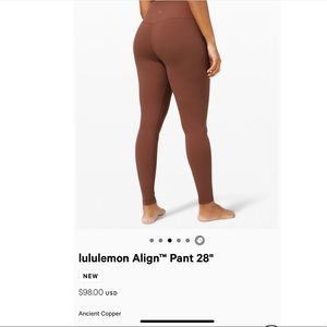 Lululemon 28” align